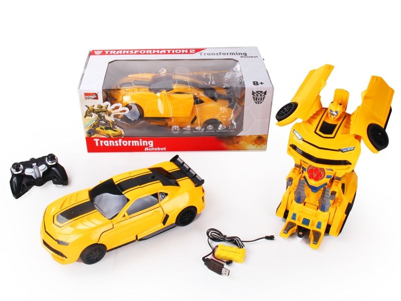 1:14 6 FUNCTION R/C TRANSFORMABLE CAR/FIGHTING ROBOT W/LIGHT,INCLUDED BATTERY - HP1089758