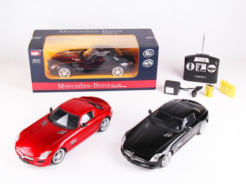 1:14 4 FUNCTION R/C CAR W/LIGHT,INCLUDED BATTERY  RED/BLACK/WHITE - HP1089787