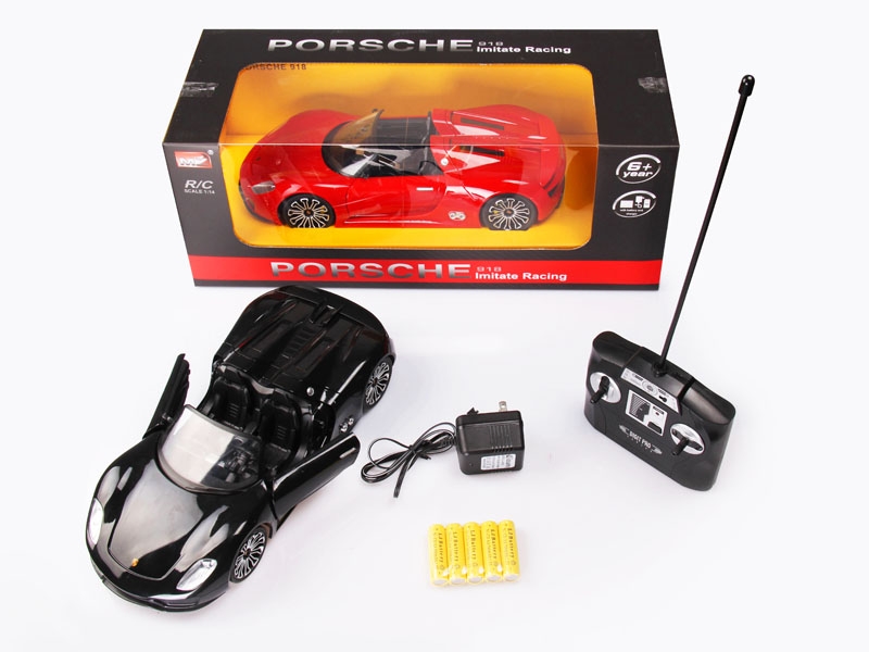 1:14 4 FUNCTION R/C CAR W/LIGHT,INCLUDED BATTERY  RED/BLACK/SILVER GRAY - HP1089800