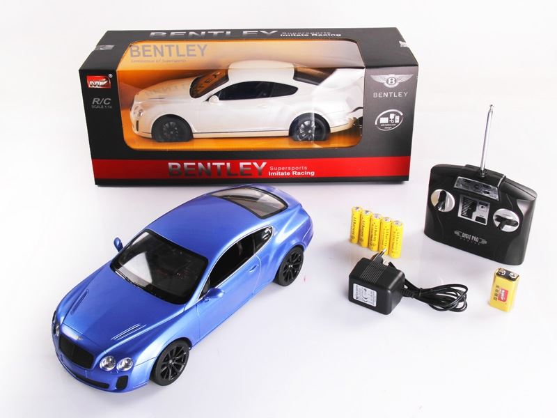 1:14 4 FUNCTION R/C CAR W/LIGHT,INCLUDED BATTERY  ORANGE/BLUE/WHITE - HP1089801