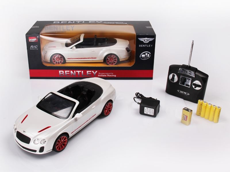 1:14 4 FUNCTION R/C CAR W/LIGHT,INCLUDED BATTERY  ORANGE/BLUE/WHITE - HP1089802