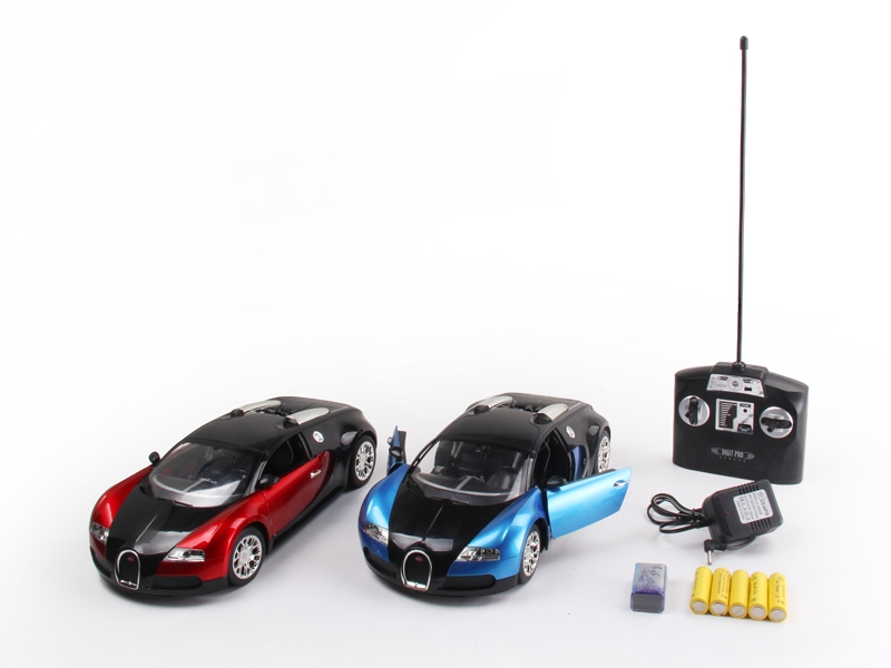 1:14 4 FUNCTION R/C CAR W/LIGHT,INCLUDED BATTERY  RED/BLUE - HP1089848