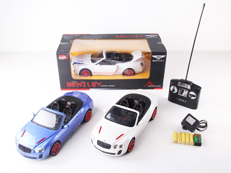 1:14 4 FUNCTION R/C CAR W/LIGHT,INCLUDED BATTERY  WHITE/BLACK - HP1089850