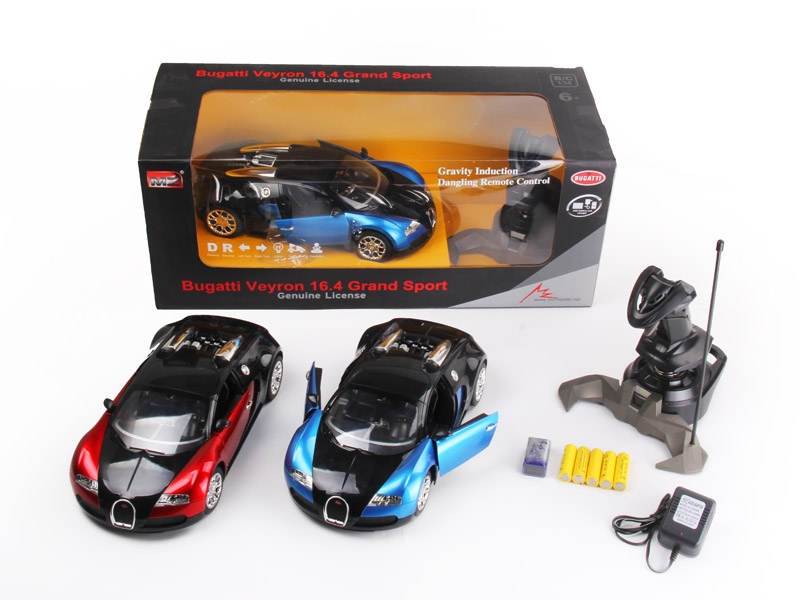 1:14 4 FUNCTION R/C CAR W/LIGHT,INCLUDED BATTERY  RED/BLUE - HP1089873