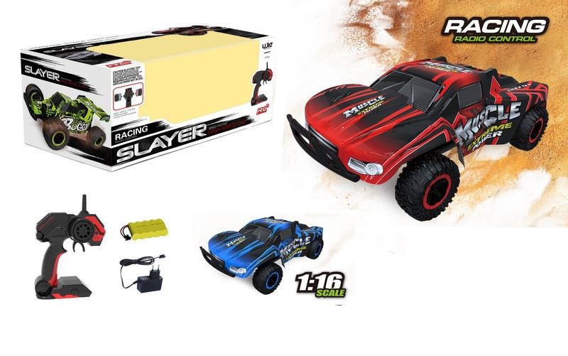R/C CAR INCLUDED BATTERY 49MHZ RED/GREEN - HP1090043