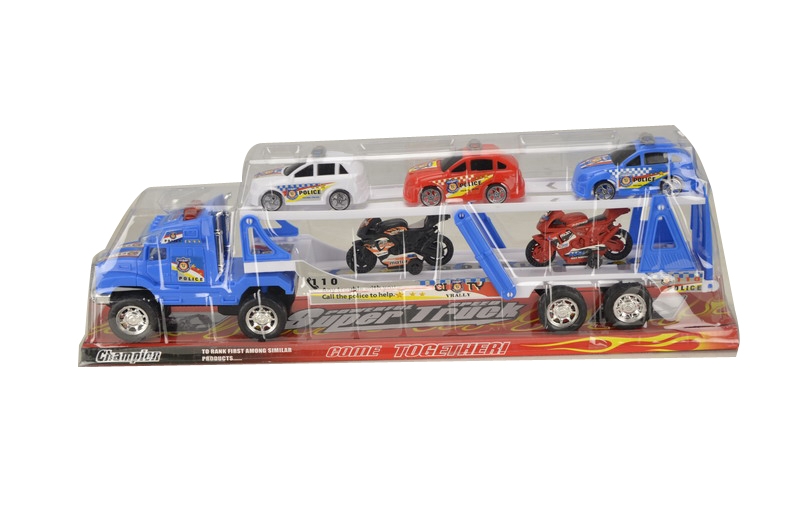 INERTIA TRAILER TRAILER 5 CAR WITH LIGHT & MUSIC - HP1090083