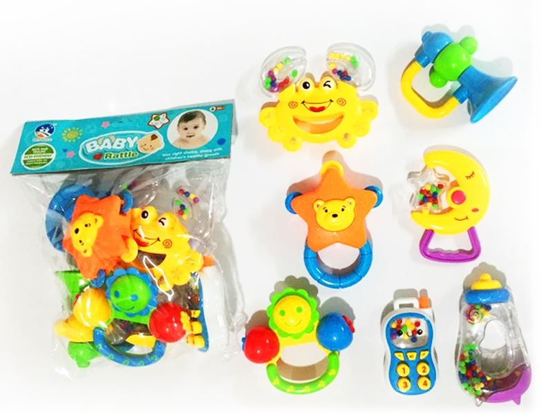 BABY RATTLE  7 PCS - HP1090325