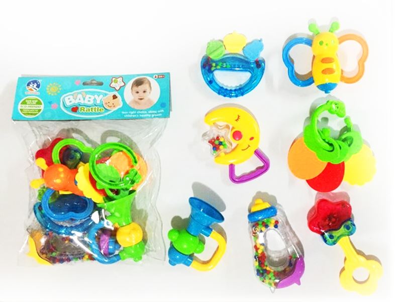 BABY RATTLE  7 PCS - HP1090326