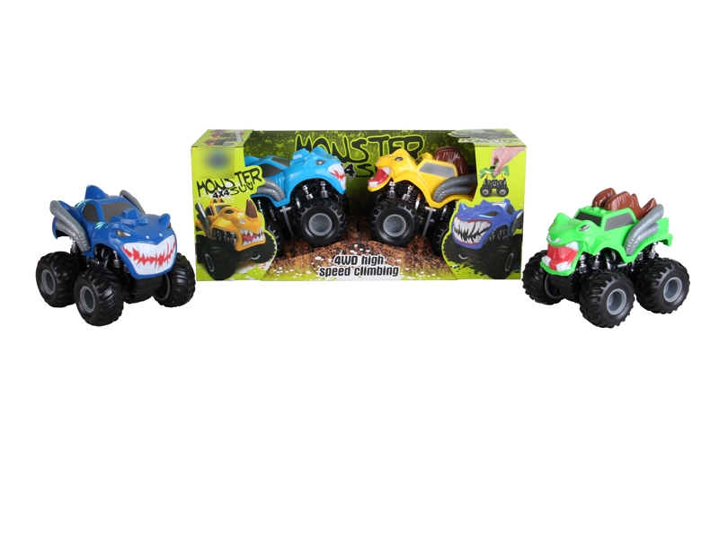 FRICTION 4WD CAR 2PCS 2ASST - HP1090408