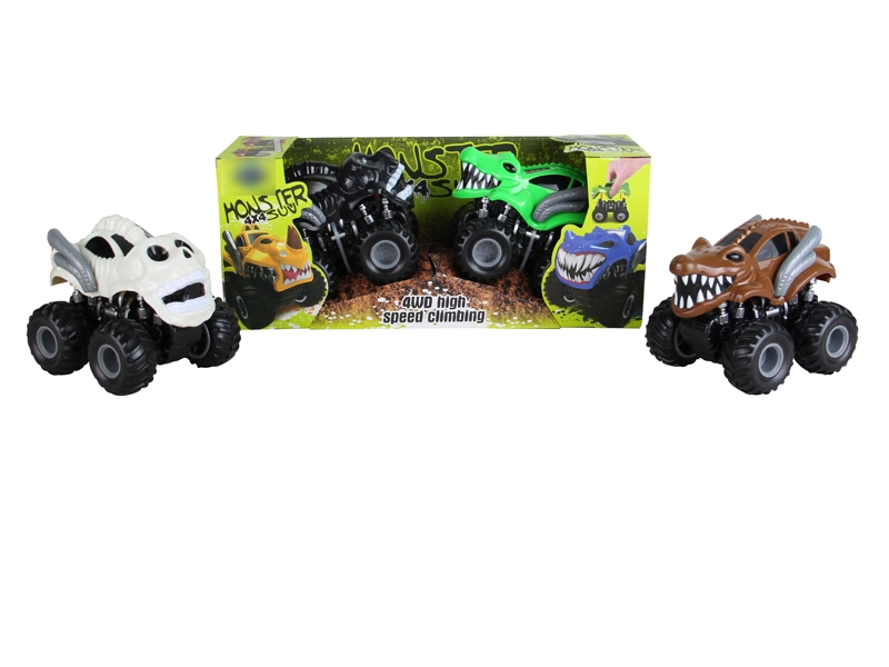 FRICTION 4WD CAR 2PCS 2ASST - HP1090411