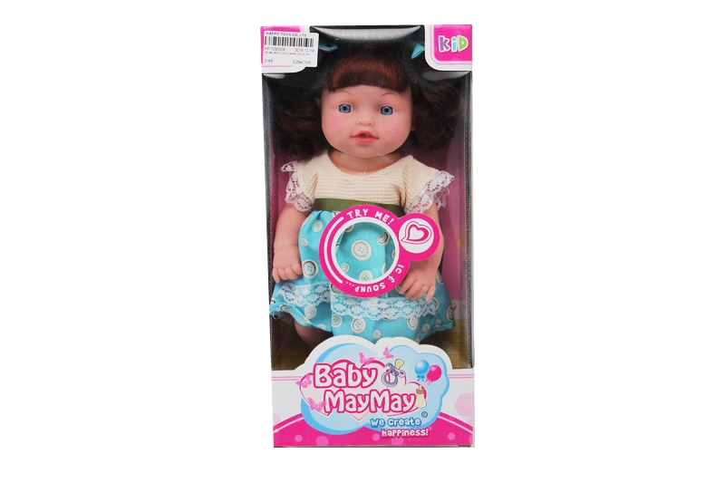32CM VINYL DOLL W/6IC 2COLOR - HP1090538
