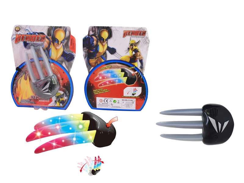 WOLVERINE CLAW W/LIGHT & MUSIC ,INCLUDED BATTERY - HP1090783