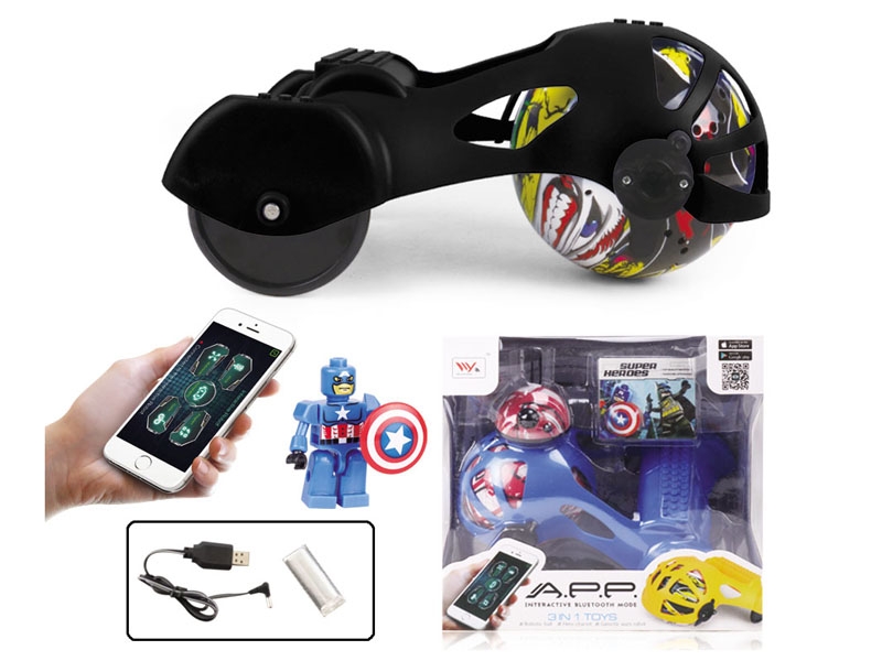 APP BLUETOOTH R/C ROBOT W/BLOCK CAR（DYNAMIC INDUCITON,VOICE CONTROL,PROGRAMMING） INCLUDED BATTERY - HP1091481