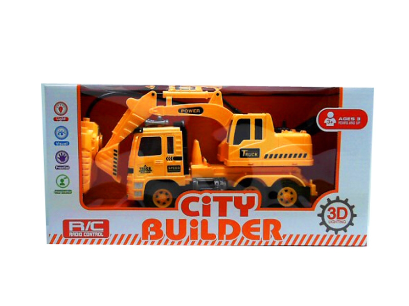 R/C 2 CHANNEL CITY BUILDER TRUCK W/LIGHT & MUSIC - HP1091552