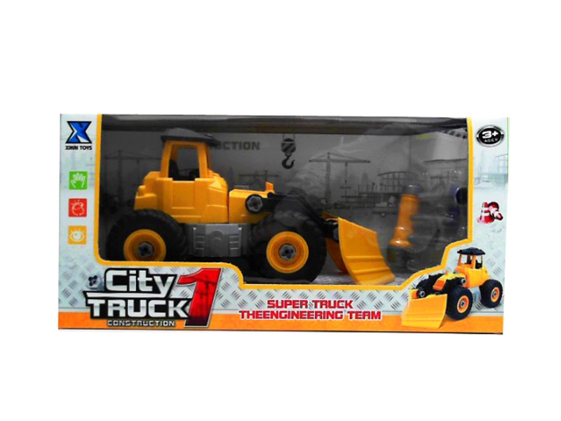 卡通自装益智铲雪工程车（48PCS） - HP1091640