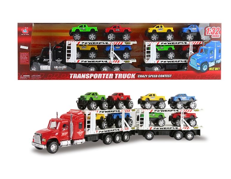FRICTION TRUCK W/8 FREE WAY CARS - HP1091846