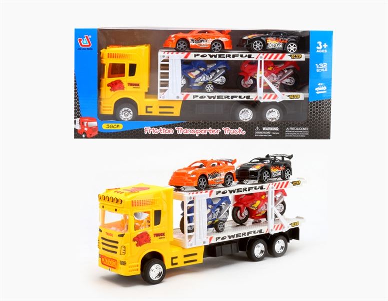 FRICTION TRUCK W/4 FREE WAY CARS - HP1091866