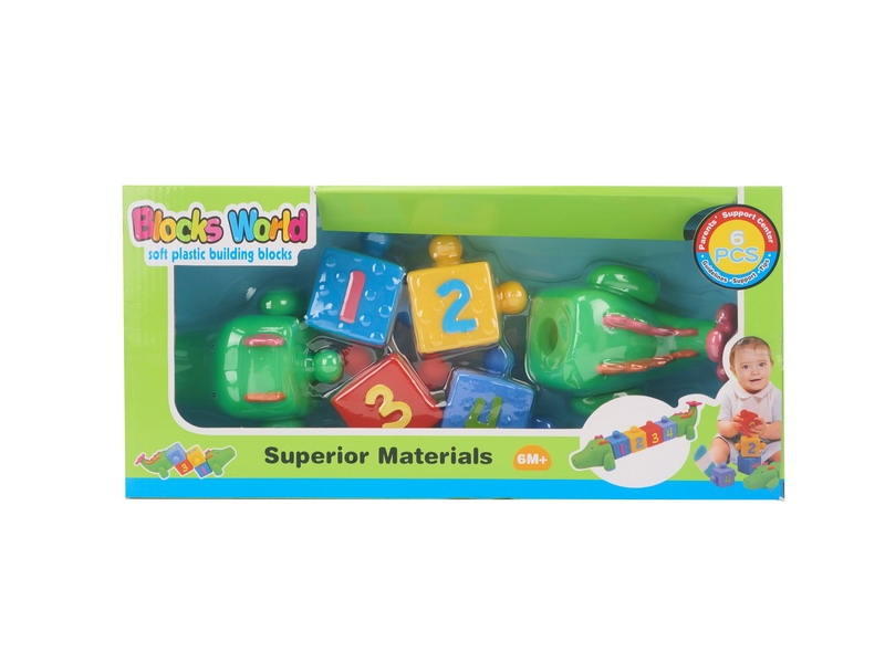 SOFT MATERIA BUILDING BLOCK 6PCS - HP1092243