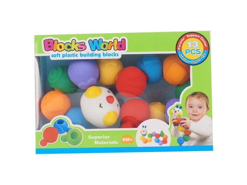 SOFT MATERIA BUILDING BLOCK 13PCS - HP1092245