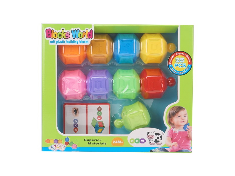 SOFT MATERIA BUILDING BLOCK 25PCS - HP1092246