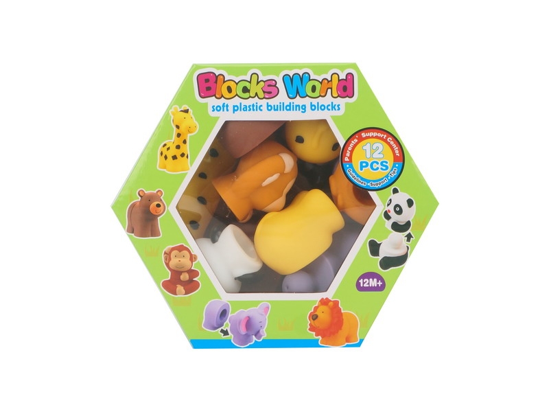 SOFT MATERIA BUILDING BLOCK 12PCS - HP1092247