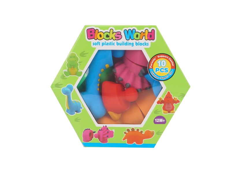 SOFT MATERIA BUILDING BLOCK 10PCS - HP1092250