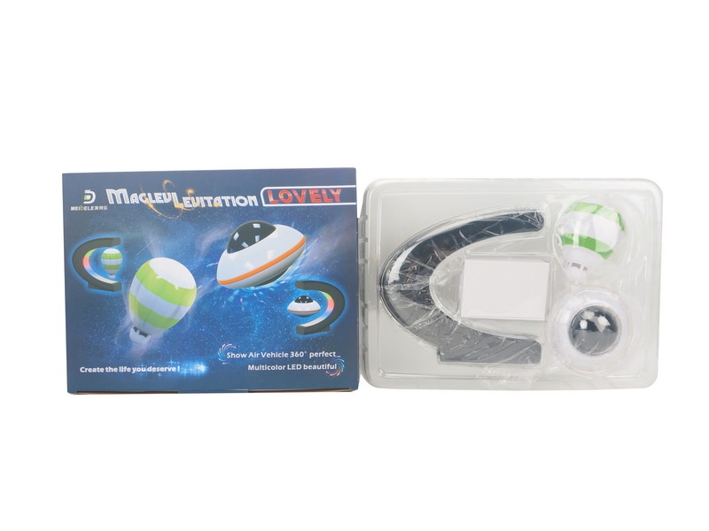 MAGNETIC SUSPENSION ROTATE UFO & FIRE BALLOON - HP1092266