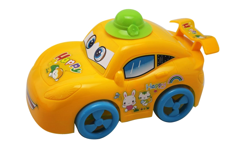PILL LINE CORTOON CAR W/LIGHT,ORANGE/YELLOW - HP1092355