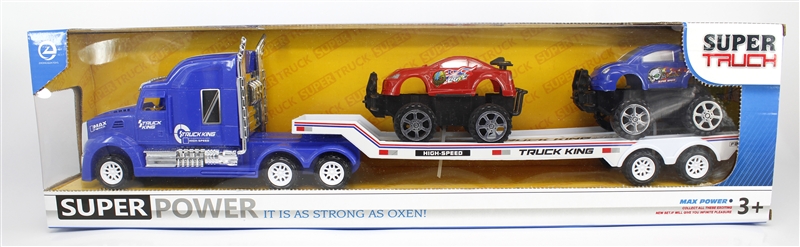 FRICTION TRUCK W/2 FREE WAY CARS RED/BLUE - HP1092763