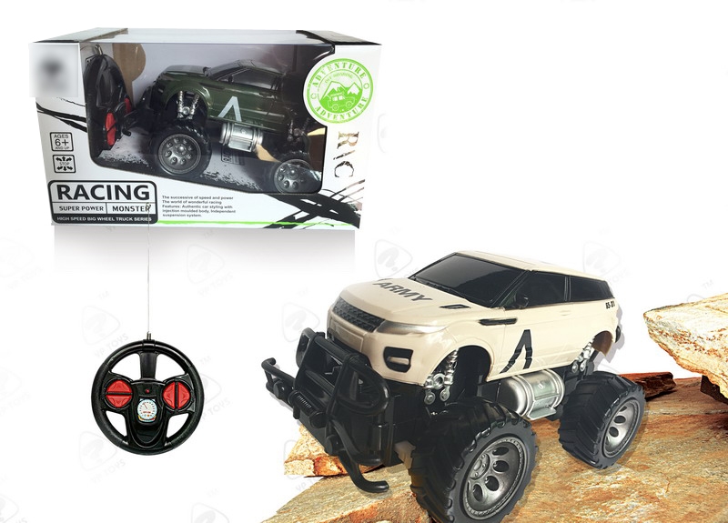 1:24 4 FUNCTION R/C CAR,NOT INCLUDED BATTERY ARMY GREEN/DESERT YELLOW - HP1093294