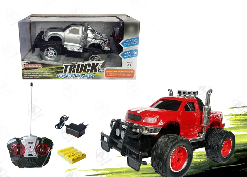 1:16 4 FUNCTION R/C CAR W/LIGHT,INCLUDED BATTERY RED/BLUE - HP1093298
