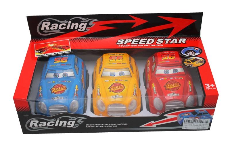 FRICTION CAR 3PCS - HP1093376