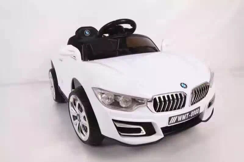 B/O&R/C CHILDREN CAR W/LIGHT & MUSIC,WHITE/RED/BLACK - HP1093589
