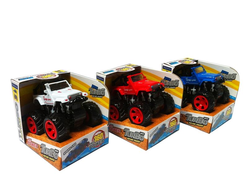 FRICTION CAR WHITE/RED/BLUE - HP1093617