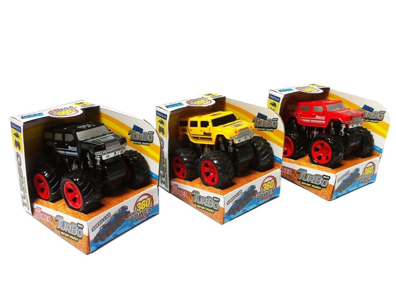 FRICTION CAR BLACK/YELLOW/RED - HP1093618