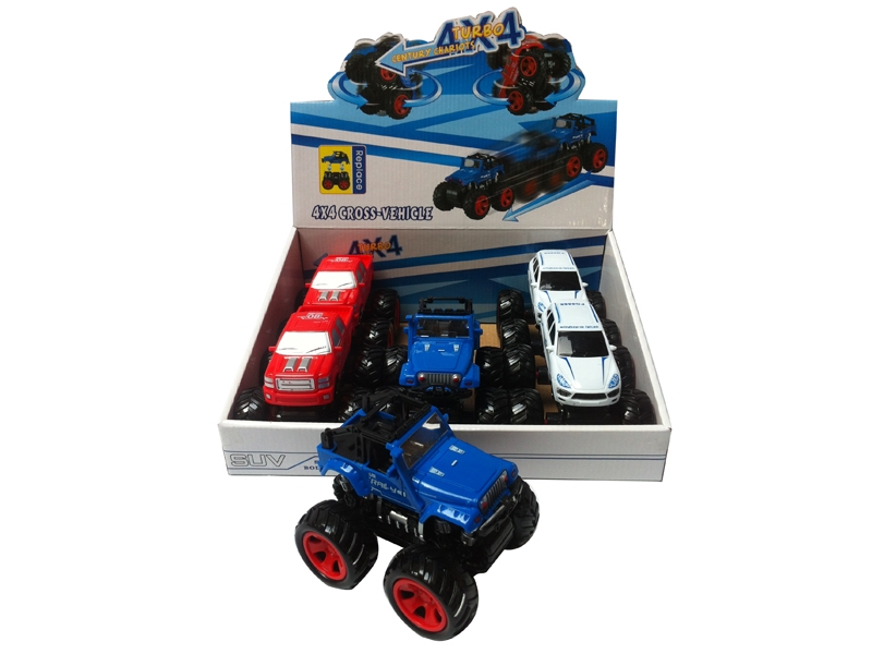 FRICTION CAR 6PCS/DISPLAY BOX - HP1093619