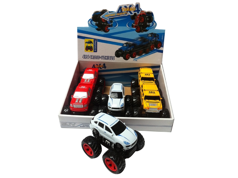 FRICTION CAR 6PCS/DISPLAY BOX - HP1093620