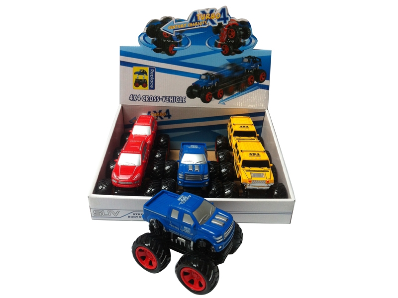 FRICTION CAR 6PCS/DISPLAY BOX - HP1093623
