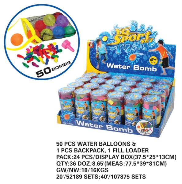 50PCS WATER BOMB 24PCS/DISPLAY BOX - HP1094268