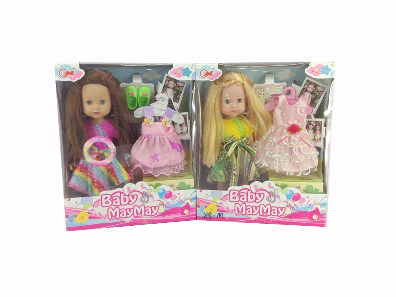 36CM  VINYL DOLL,RED/YELLOW - HP1094510