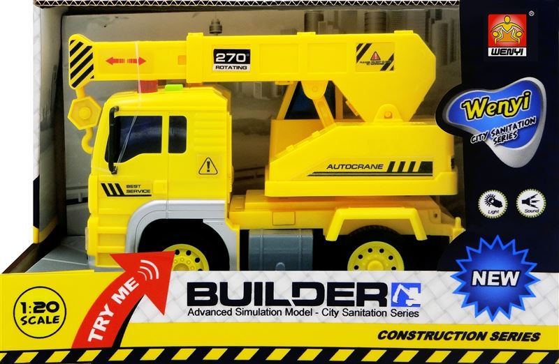FRICTION CONSTRUCTION CAR W/LIGHT & MUSIC INCLUDED BATTERY - HP1094614