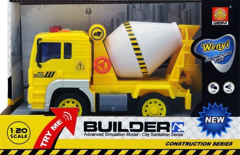 FRICTION CONSTRUCTION TRUCK W/LIGHT & SOUND - HP1094615