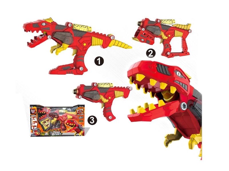 ASSEMBLE DINOSAUR W/LIGHT & MUSIC 16PCS - HP1094664