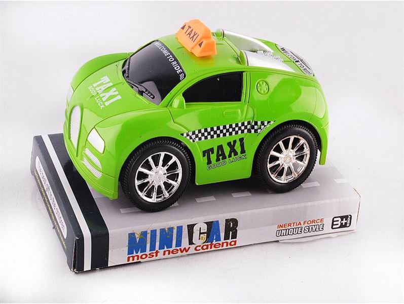 FRICTION CAR,YELLOW/WHITE/GREEN/BLUE - HP1094996