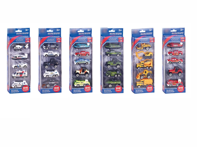 1：64 DIE CAST CAR 5PCS - HP1095125