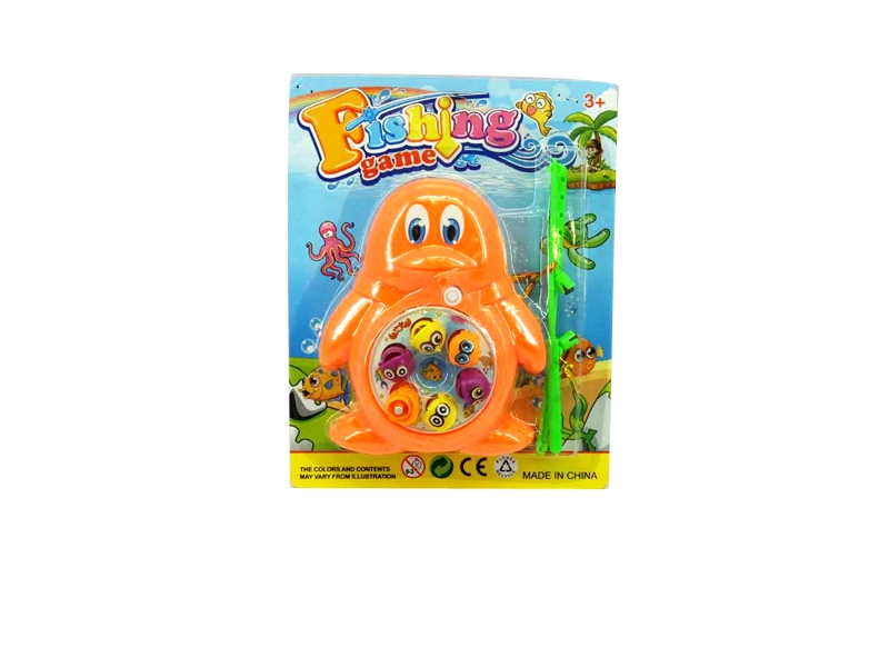 WIND UP FISHING GAME,YELLOW/ORANGE/GREEN - HP1095179