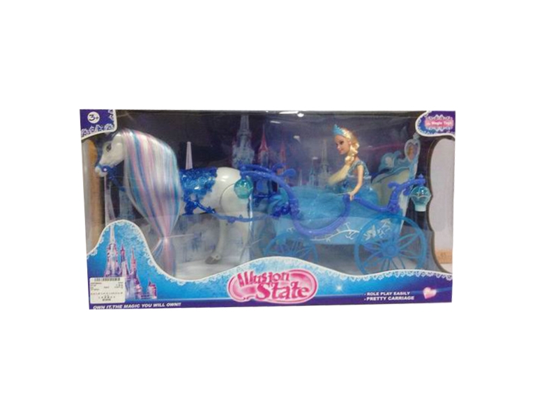 B/O HORSE WITH SOUND AND LIGHT , 2 COLORS - HP1095458