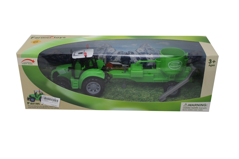 F/P FARM CAR,RED/WHITE/GREEN,3 ASST COLORS - HP1095642
