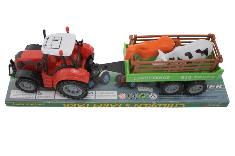 F/P FARM CAR,RED/WHITE/GREEN,3 ASST COLORS - HP1095657
