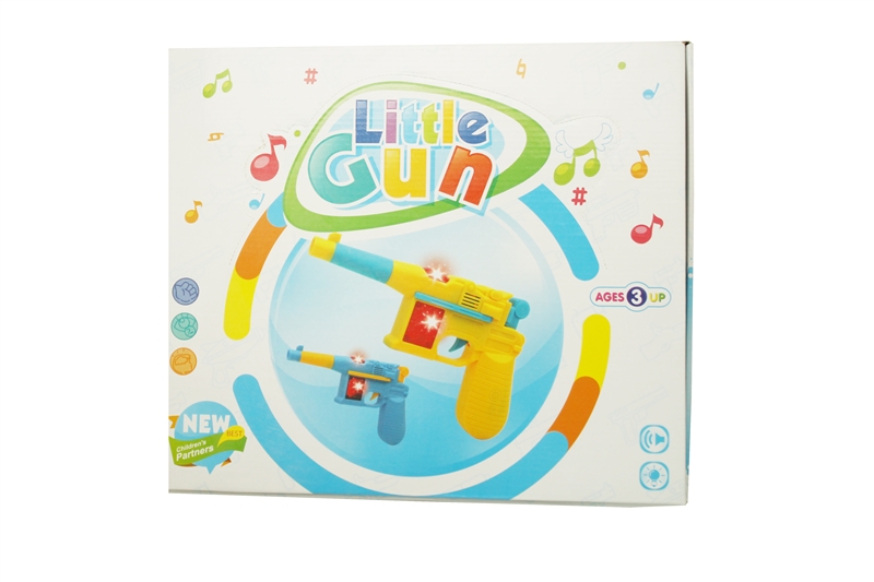 B/O GUN W/LIGHT & MUSIC 12PCS 2ASTT - HP1095735